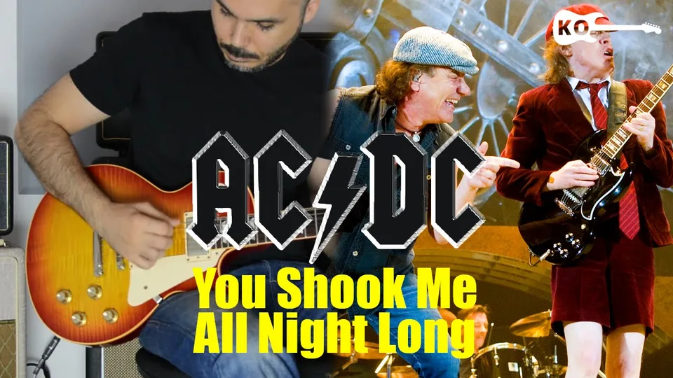 AC/DC - You Shook Me All Night Long guitar cover