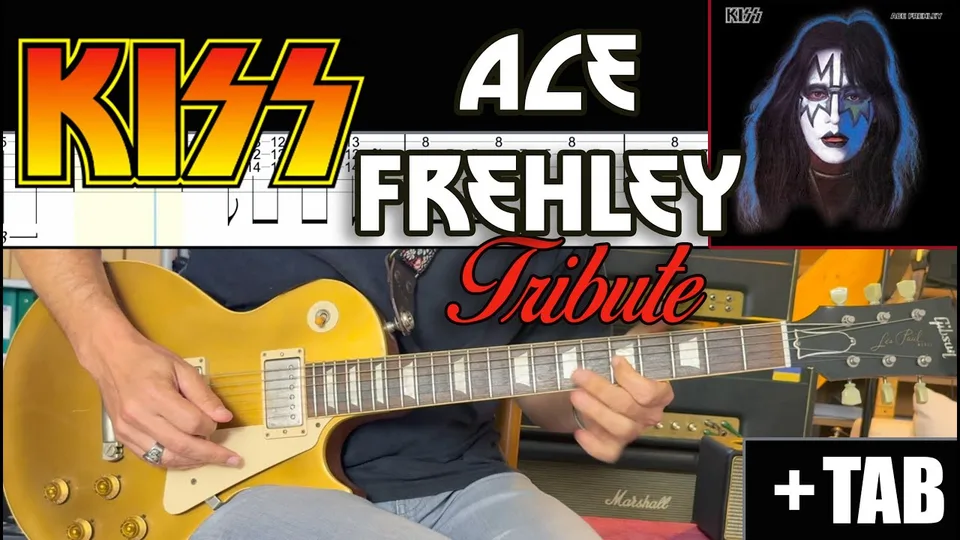 RIP Ace Frehley + - Kiss Tribute guitar tab