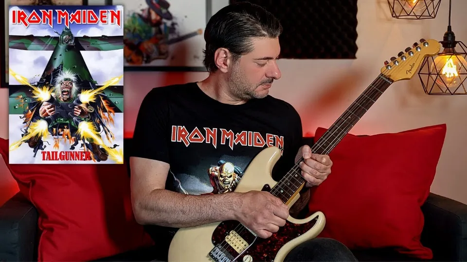 Iron Maiden - Tailgunner guitar cover