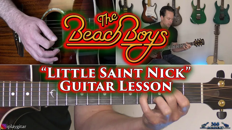 The Beach Boys - Little Saint Nick guitar lesson