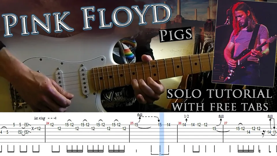 Pink Floyd - Pigs guitar tab