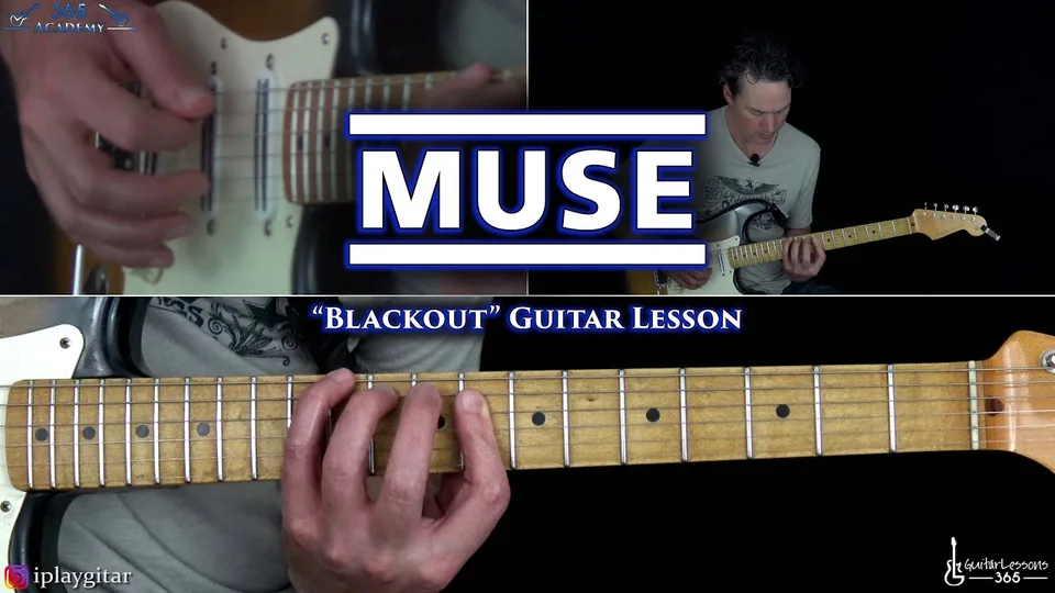 Muse - Blackout guitar lesson
