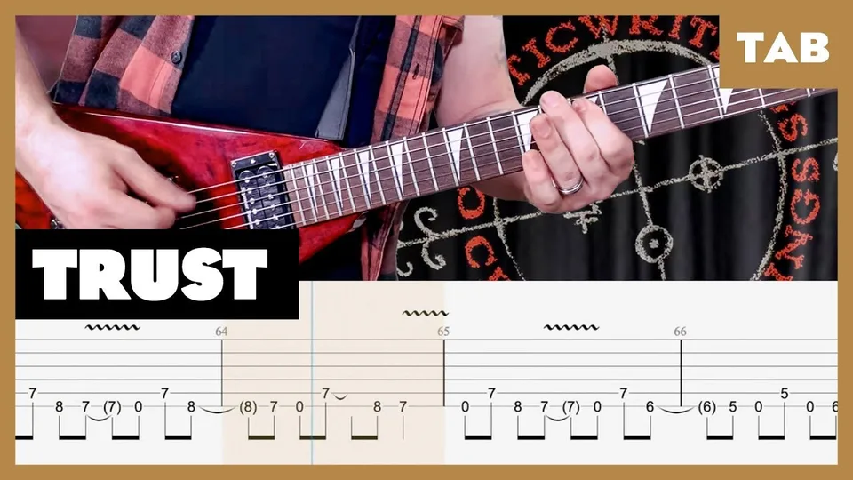 Megadeth - Trust guitar tab
