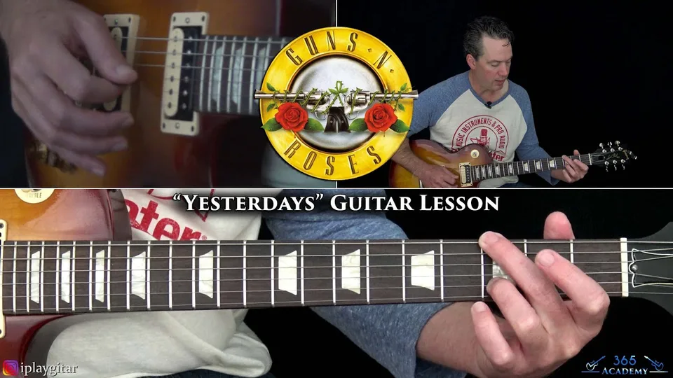 Guns N' Roses - Yesterdays guitar lesson