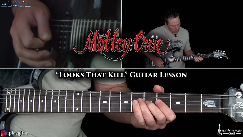 Motley Crue - Looks That Kill guitar lesson