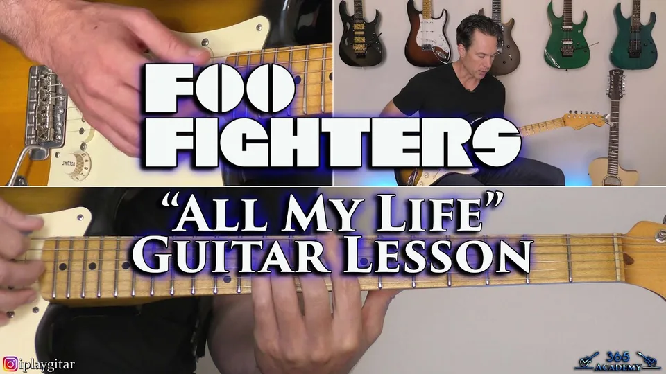 Foo Fighters - All My Life guitar lesson