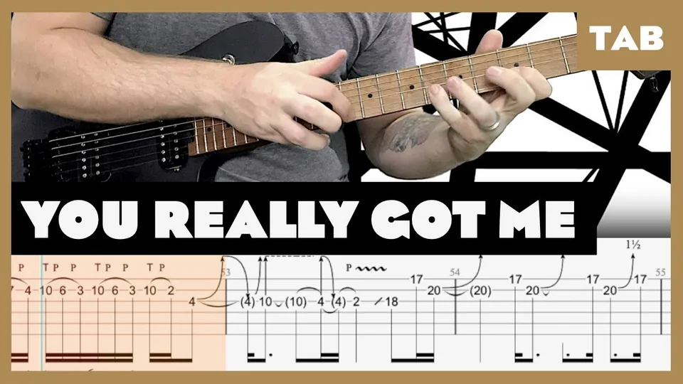 Van Halen - You Really Got Me guitar tab