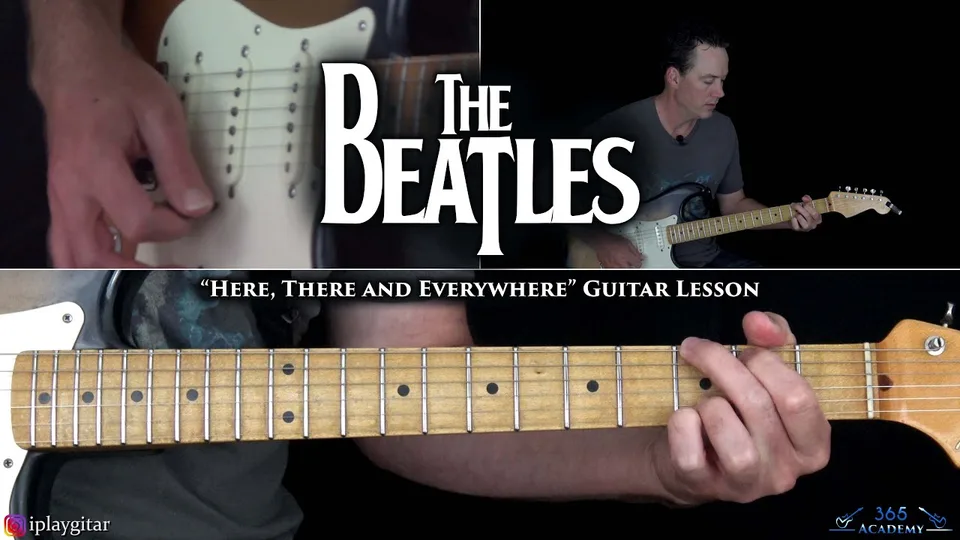The Beatles - Here, There and Everywhere guitar lesson