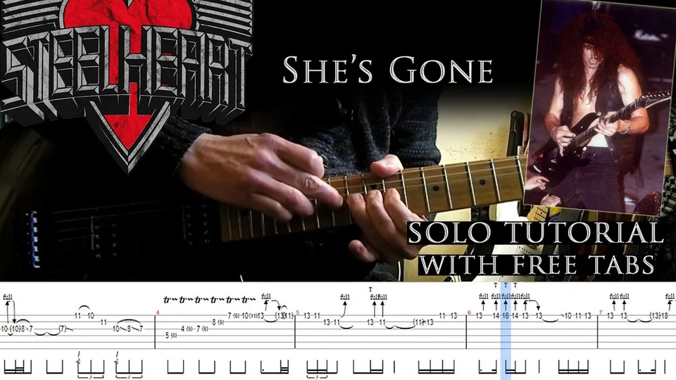 Steelheart - She's Gone s guitar tab