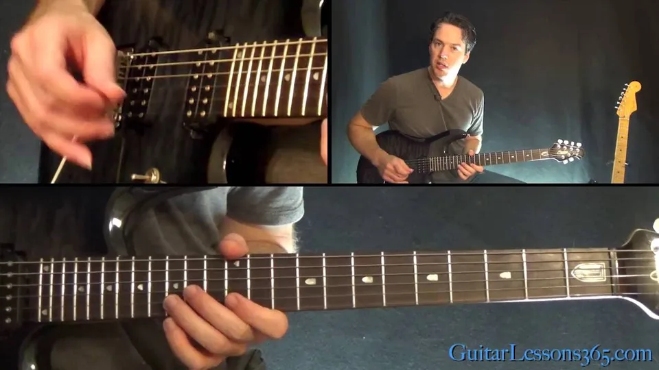 Rush - Tom Sawyer guitar lesson