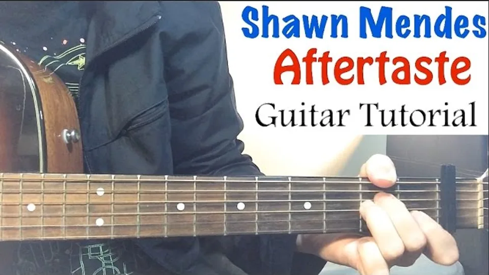 Shawn Mendes - Aftertaste guitar lesson
