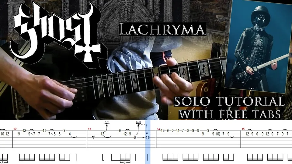 Ghost - Lachryma guitar tab