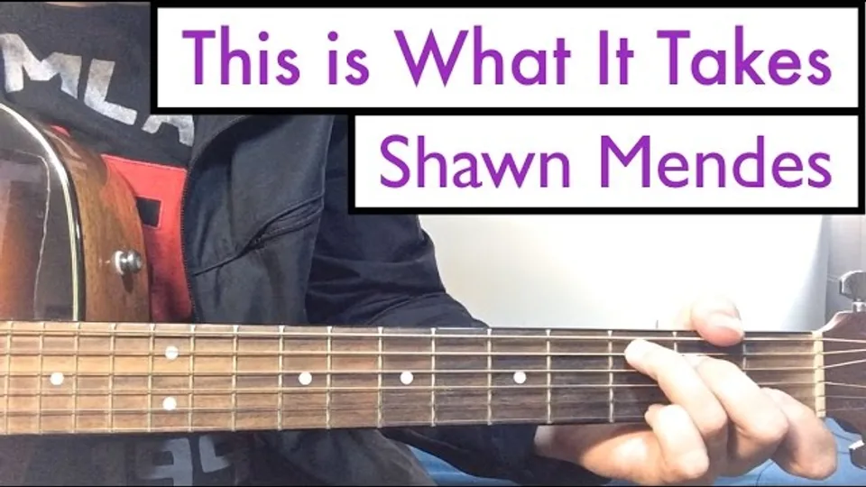 Shawn Mendes - This is What It Takes guitar lesson