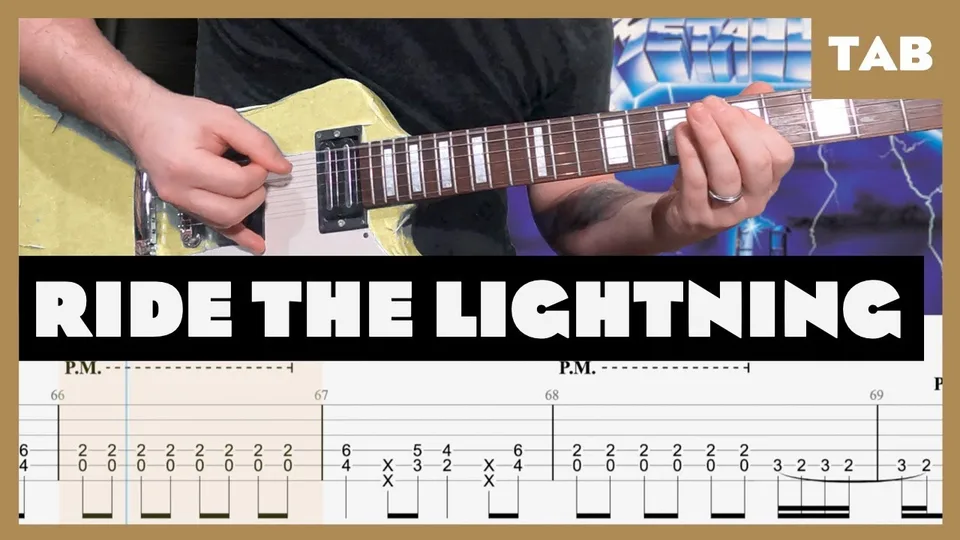 Metallica - Ride the Lightning guitar tab