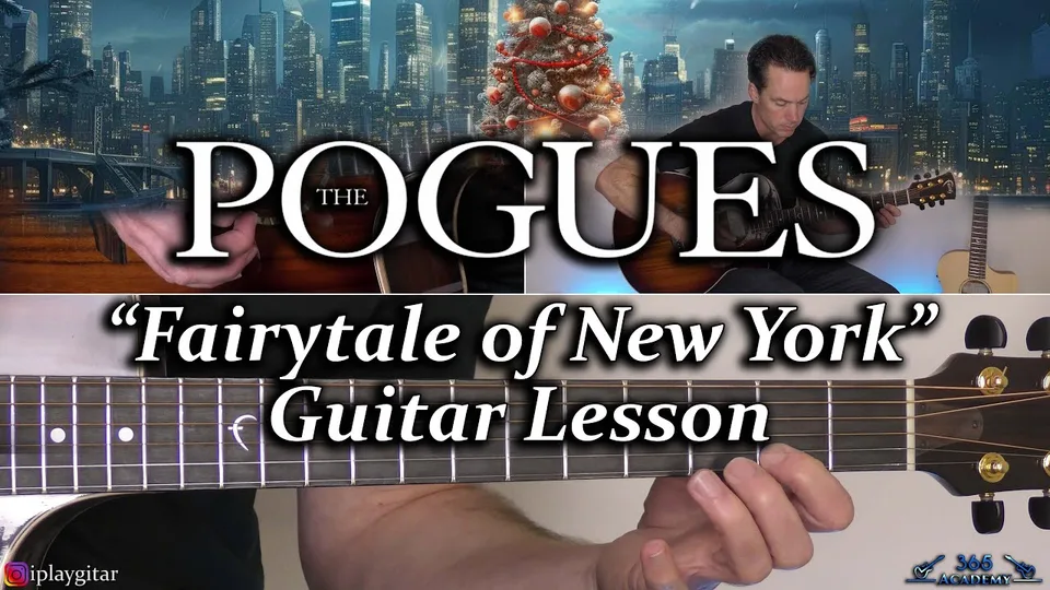 The Pogues - Fairytale of New York guitar lesson
