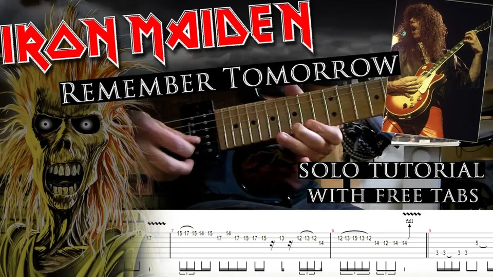 Iron Maiden - Remember Tomorrow Dennis Stratton's guitar tab