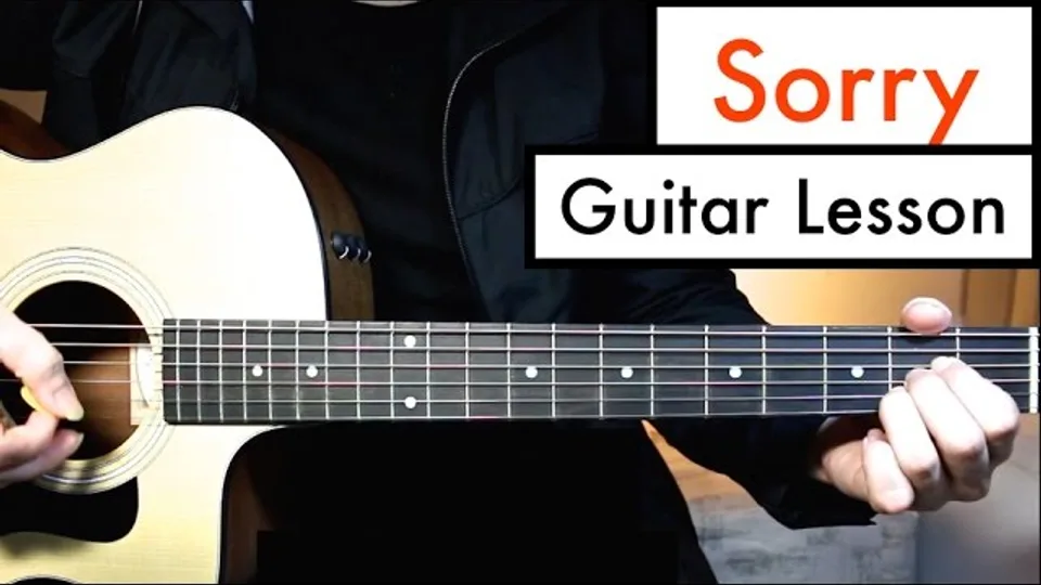 Justin Bieber - Sorry guitar lesson