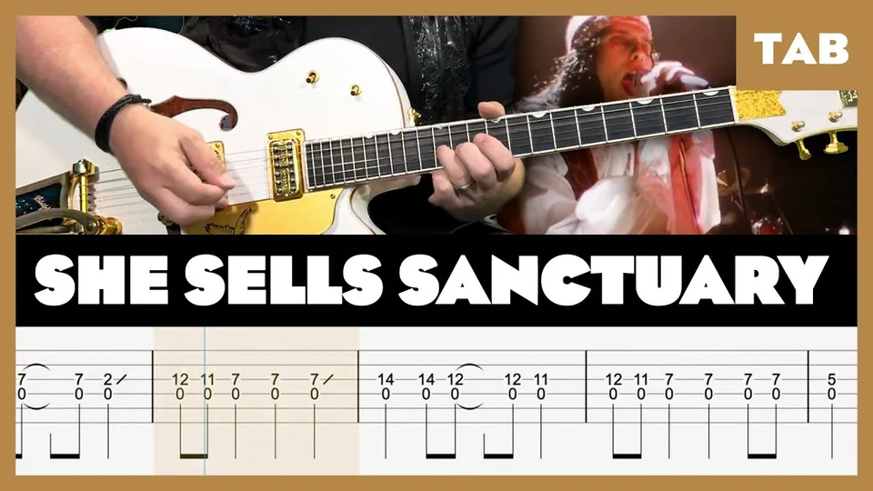 The Cult - She Sells Sanctuary guitar tab