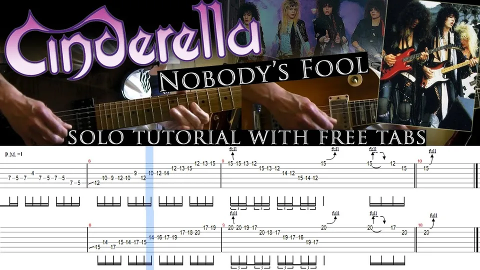 Cinderella - Nobody's Fool guitar tab