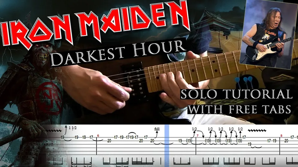 Iron Maiden - Darkest Hour Dave Murray's guitar tab