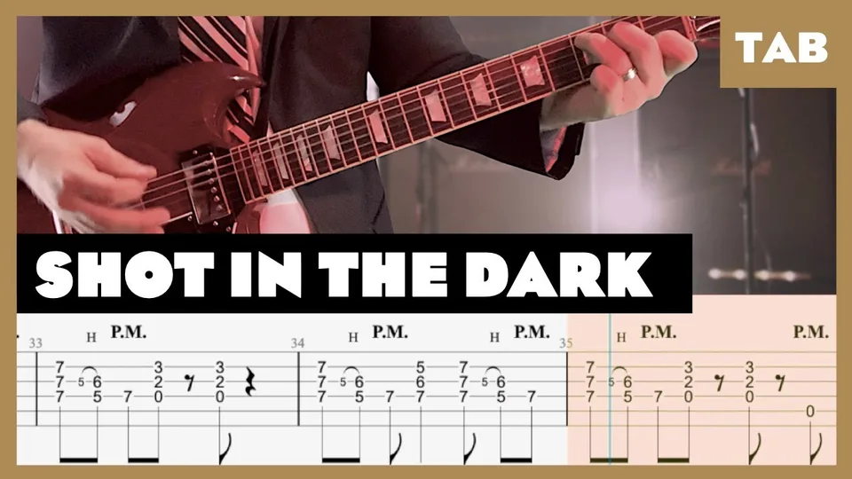 AC/DC - Shot in the Dark guitar tab