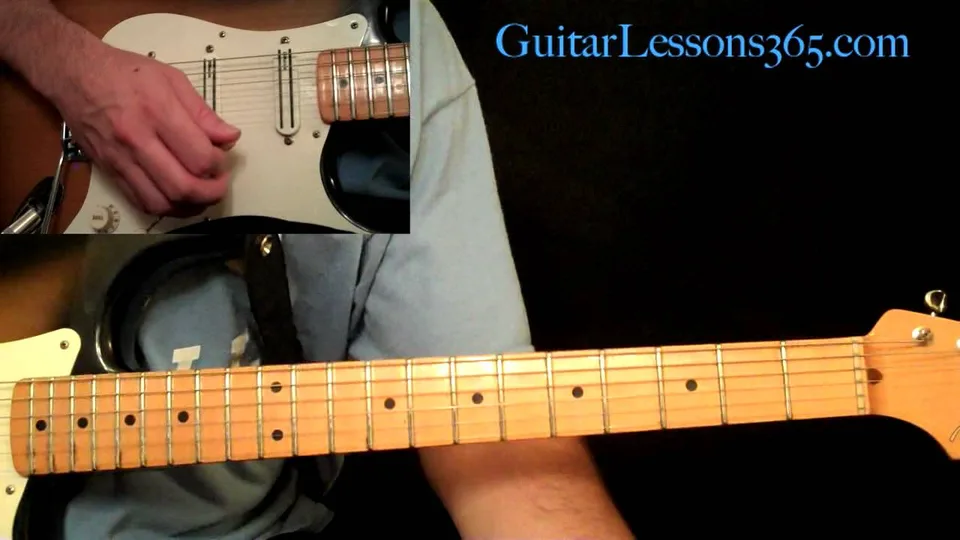 Stevie Ray Vaughan - Texas Flood - Guitar Solo guitar lesson