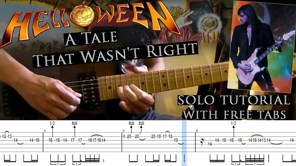 Helloween - A Tale That Wasn't Right and guitar tab
