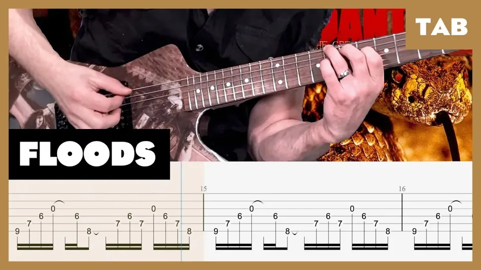 Pantera - Floods guitar tab