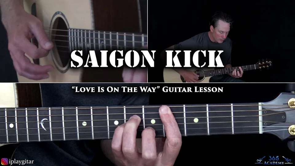 Saigon Kick - Love Is On The Way guitar lesson