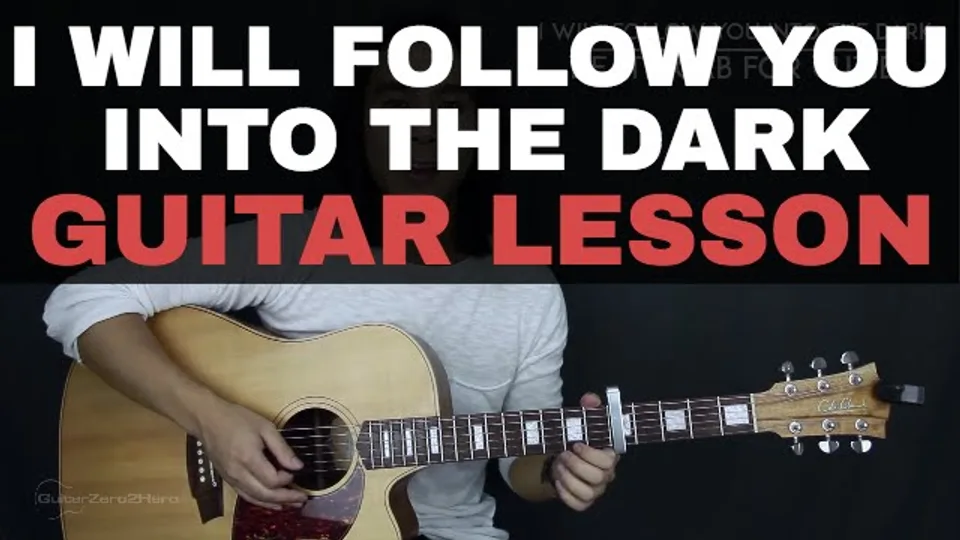 Death Cab for Cutie - I Will Follow You Into The Dark guitar lesson
