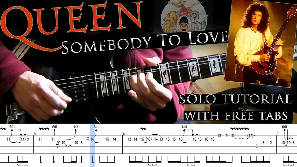 Queen - Somebody To Love guitar tab