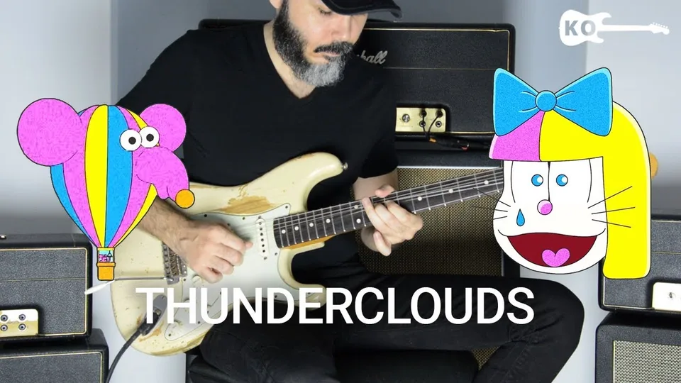 Sia - Thunderclouds guitar cover