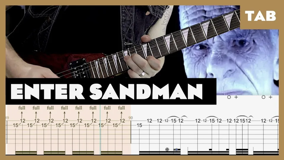 Metallica - Enter Sandman guitar tab