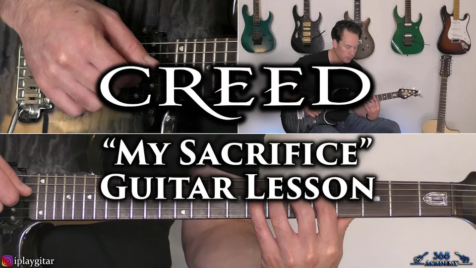 Creed - My Sacrifice guitar lesson