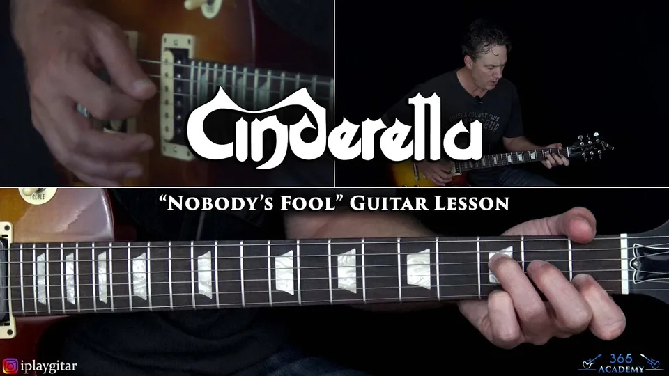 Cinderella - Nobody's Fool guitar lesson