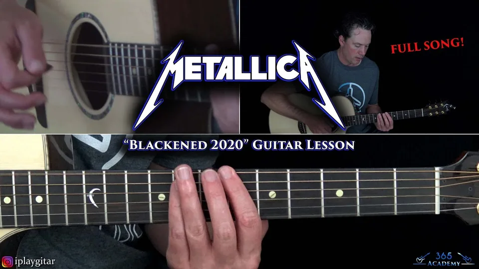 Metallica - Blackened 2020 guitar lesson