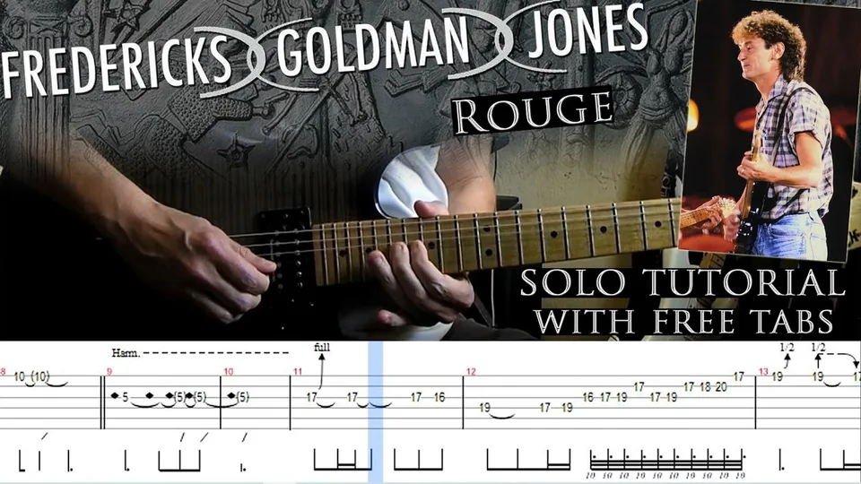Fredericks Goldman Jones - Rouge guitar tab