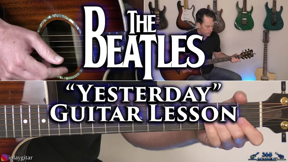 The Beatles - Yesterday guitar lesson
