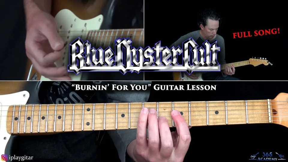 Blue Oyster Cult - Burnin' For You guitar lesson