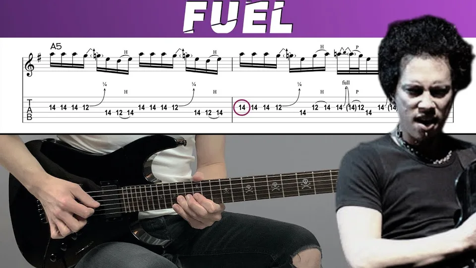 Metallica - Fuel guitar tab
