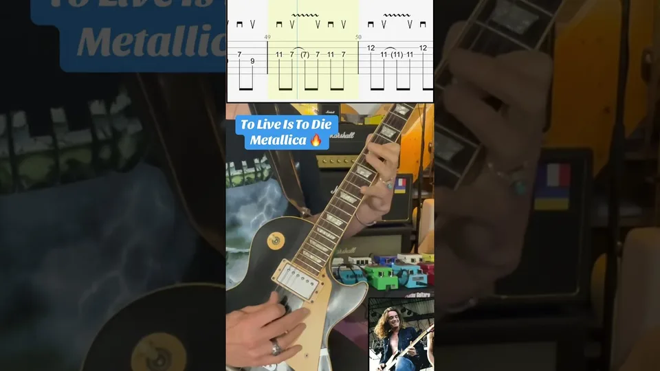 Metallica - To Live Is To Die guitar tab