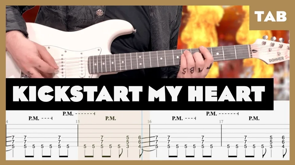 Motley Crue - Kickstart My Heart guitar tab