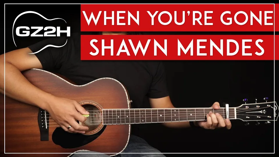 Shawn Mendes - When You're Gone guitar lesson
