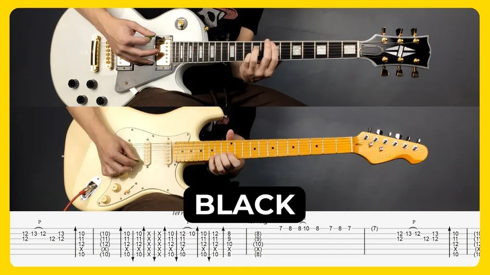 Pearl Jam - Black guitar tab