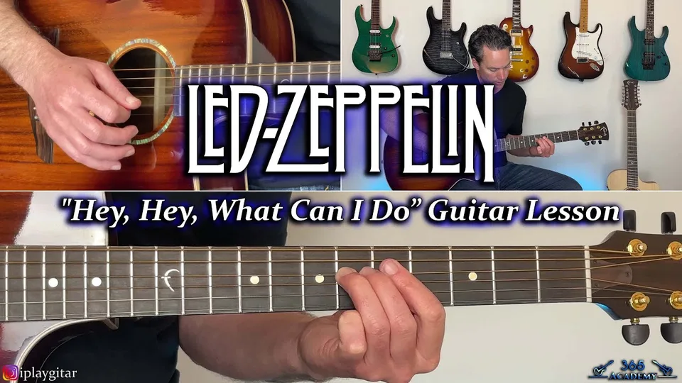 Led Zeppelin - Hey, Hey, What Can I Do guitar lesson