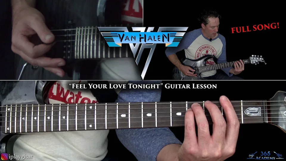 Van Halen - Feel Your Love Tonight guitar lesson