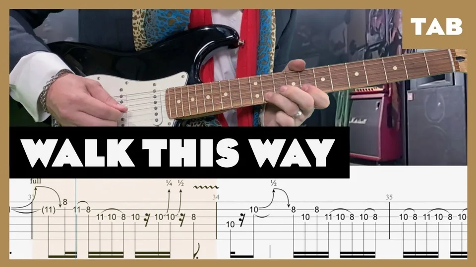 Aerosmith - Walk This Way guitar tab