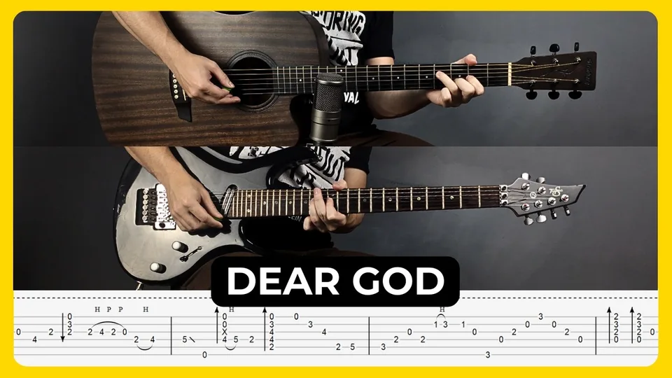 Avenged Sevenfold - Dear God guitar tab