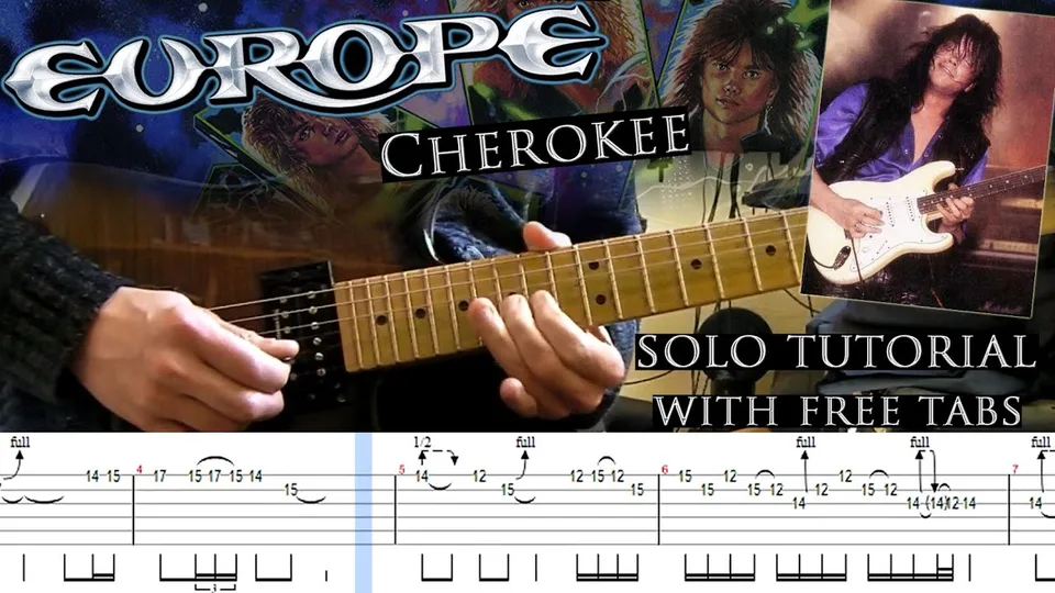 Europe - Cherokee guitar tab