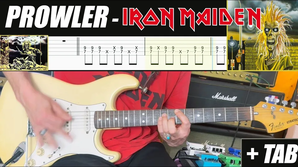 Iron Maiden - Prowler guitar tab